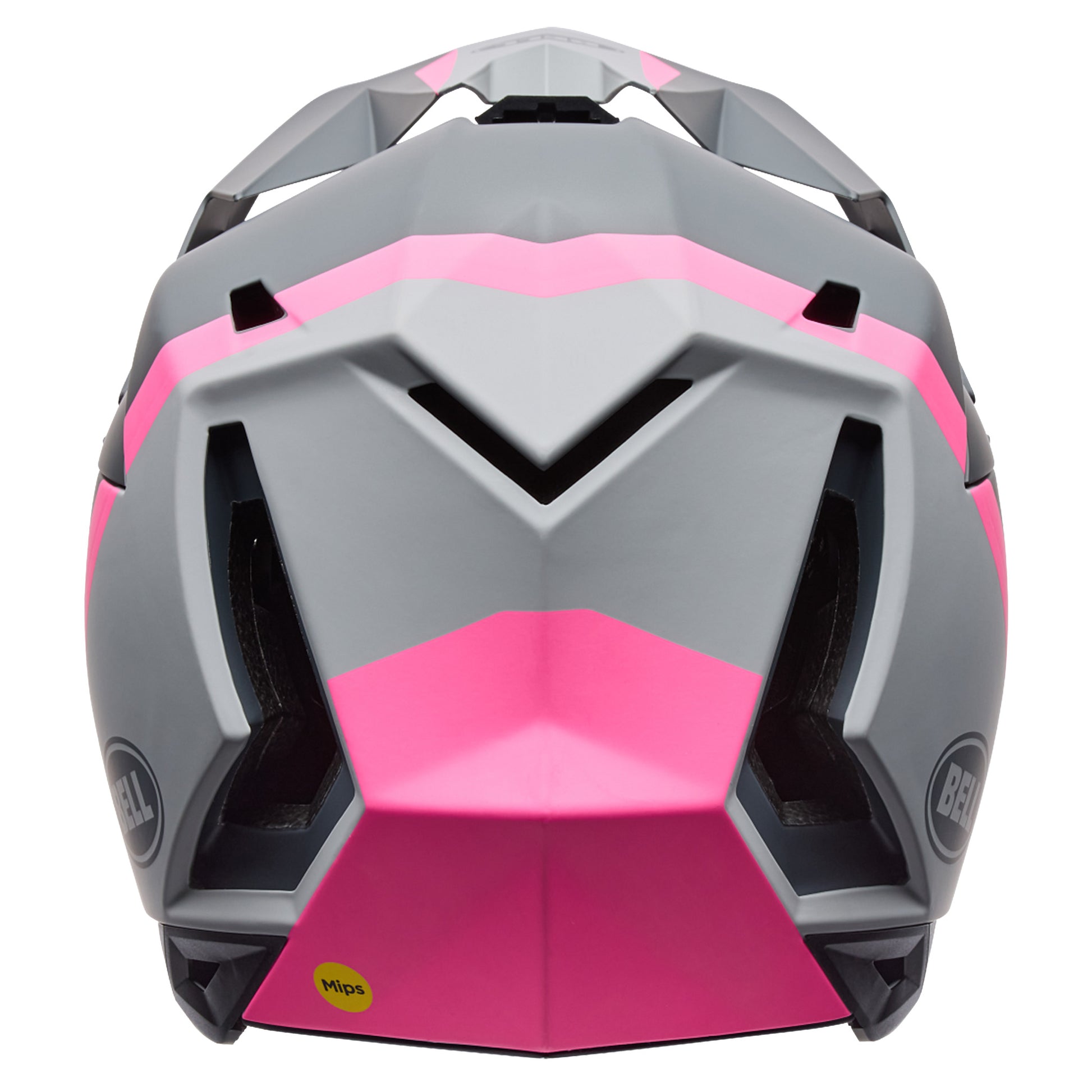 Bell Full-10 MIPS Helmet - M - Grey / Pink - Image 4