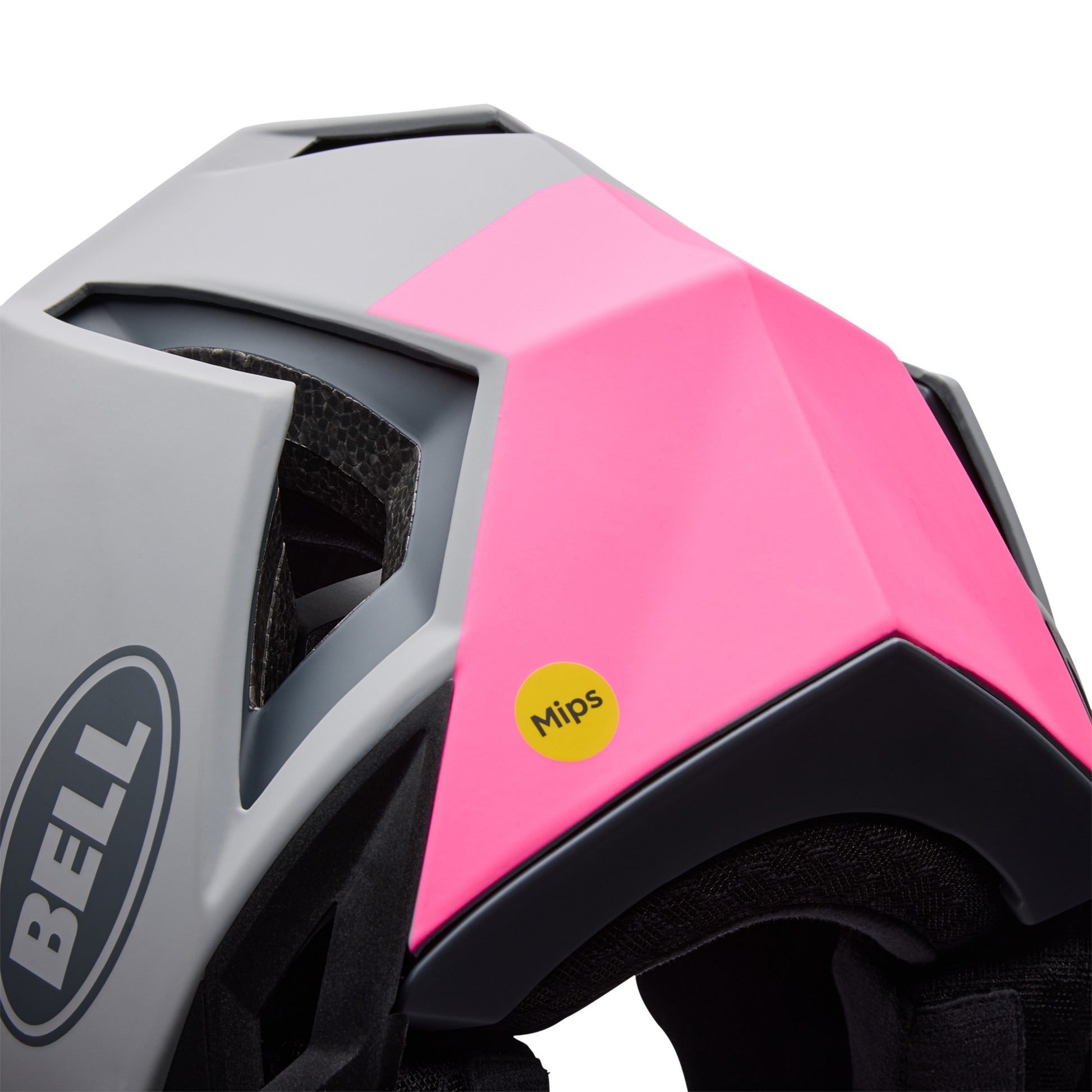 Bell Full-10 MIPS Helmet - M - Grey / Pink - Image 8