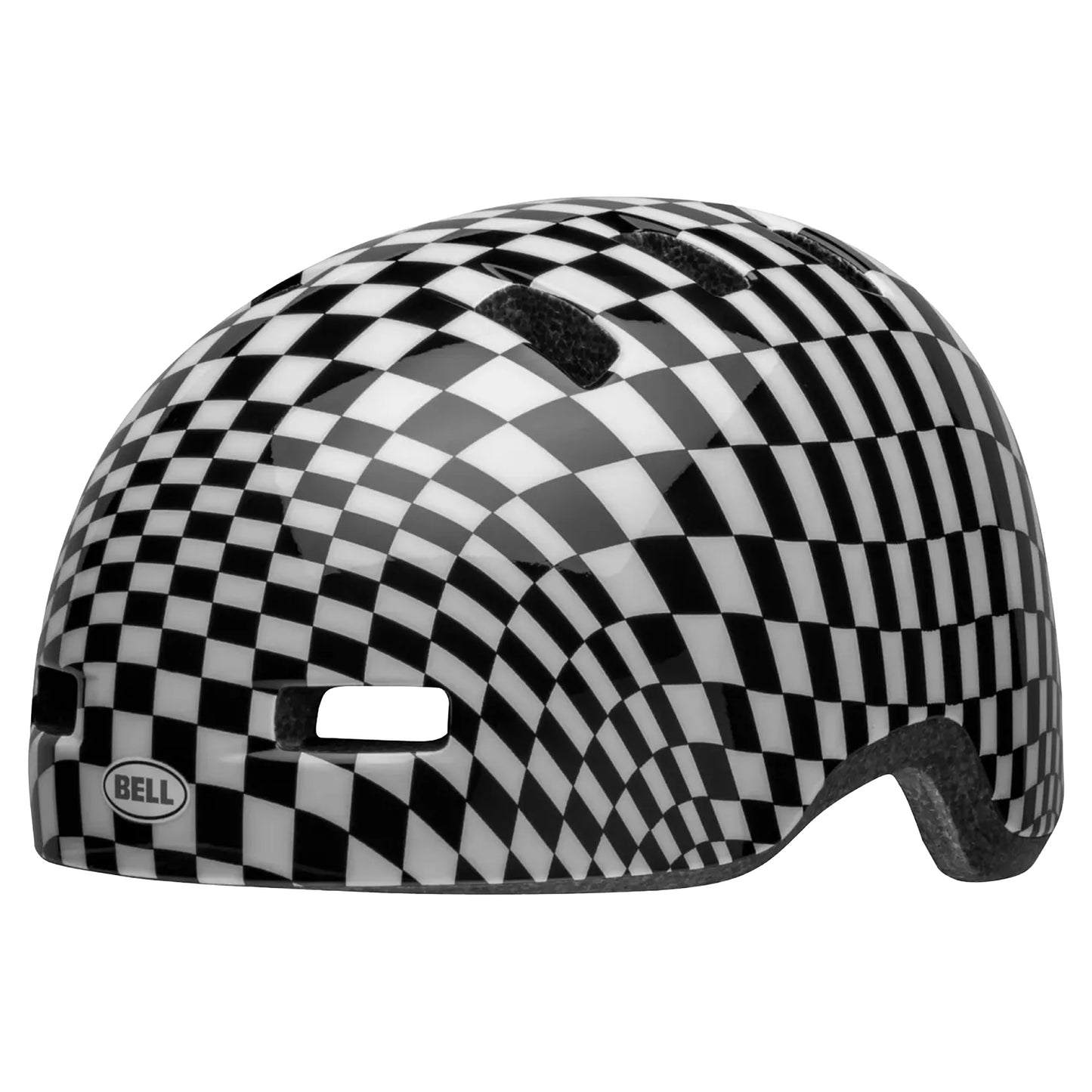 Bell Lil Ripper Toddler Helmet - One Size - Checkers Black / White - Image 3