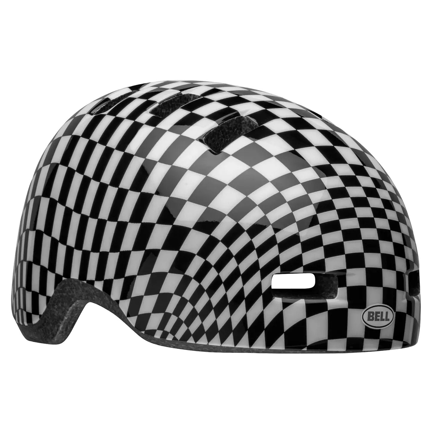 Bell Lil Ripper Toddler Helmet - One Size - Checkers Black / White - Image 4