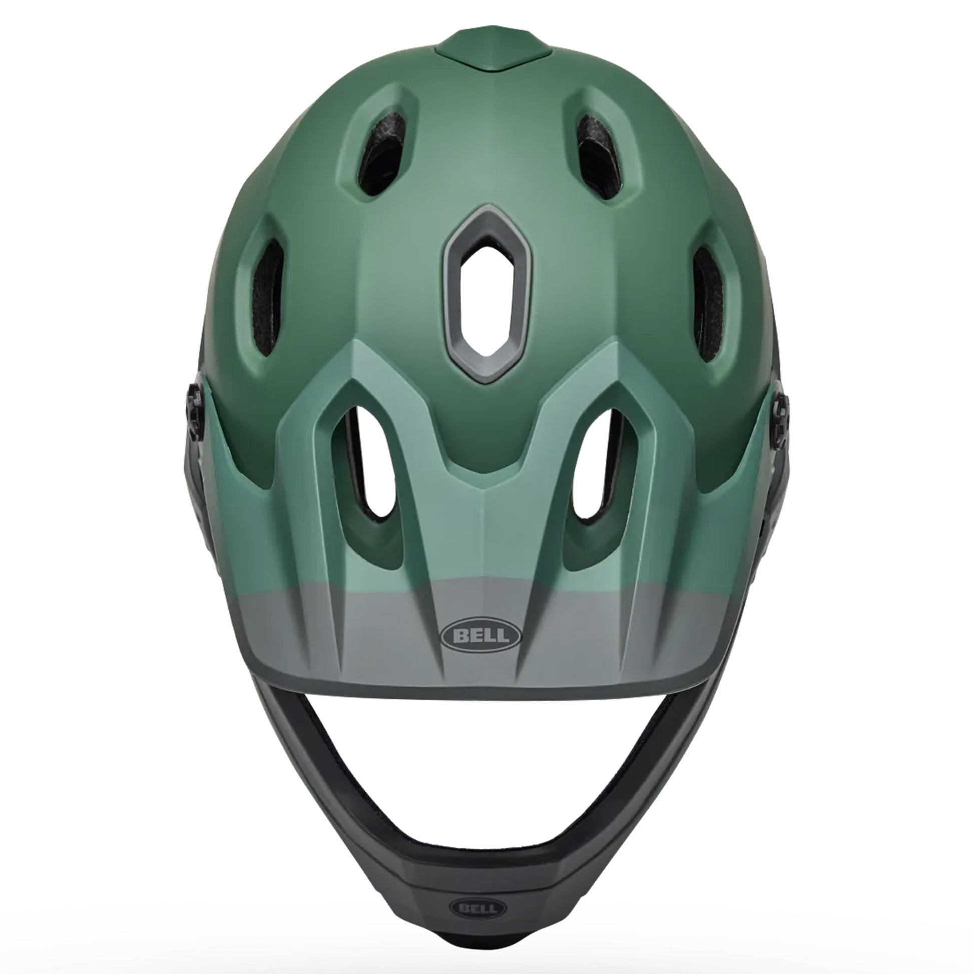 Bell Super DH Spherical Helmet - L - Matte Gunmetal Green/Grey - Image 4