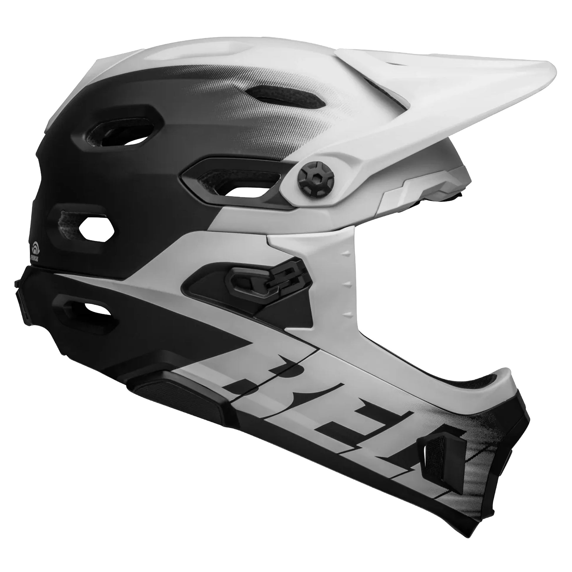 Bell Super DH Spherical Helmet - M - Matte Black/White - Image 1