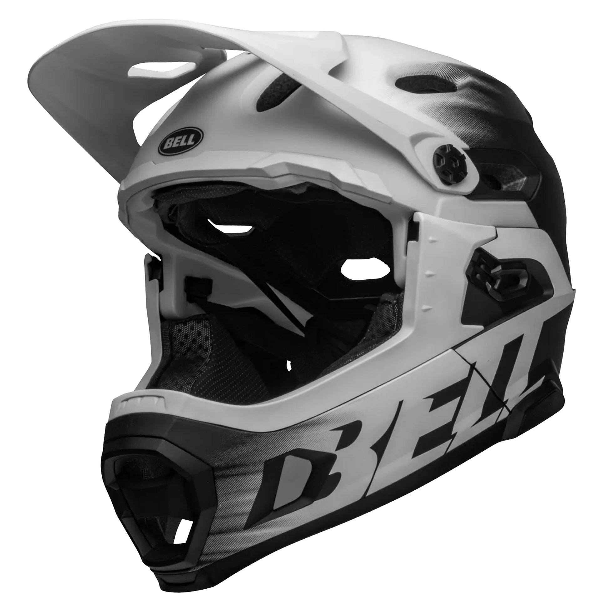 Bell Super DH Spherical Helmet - M - Matte Black/White - Image 4