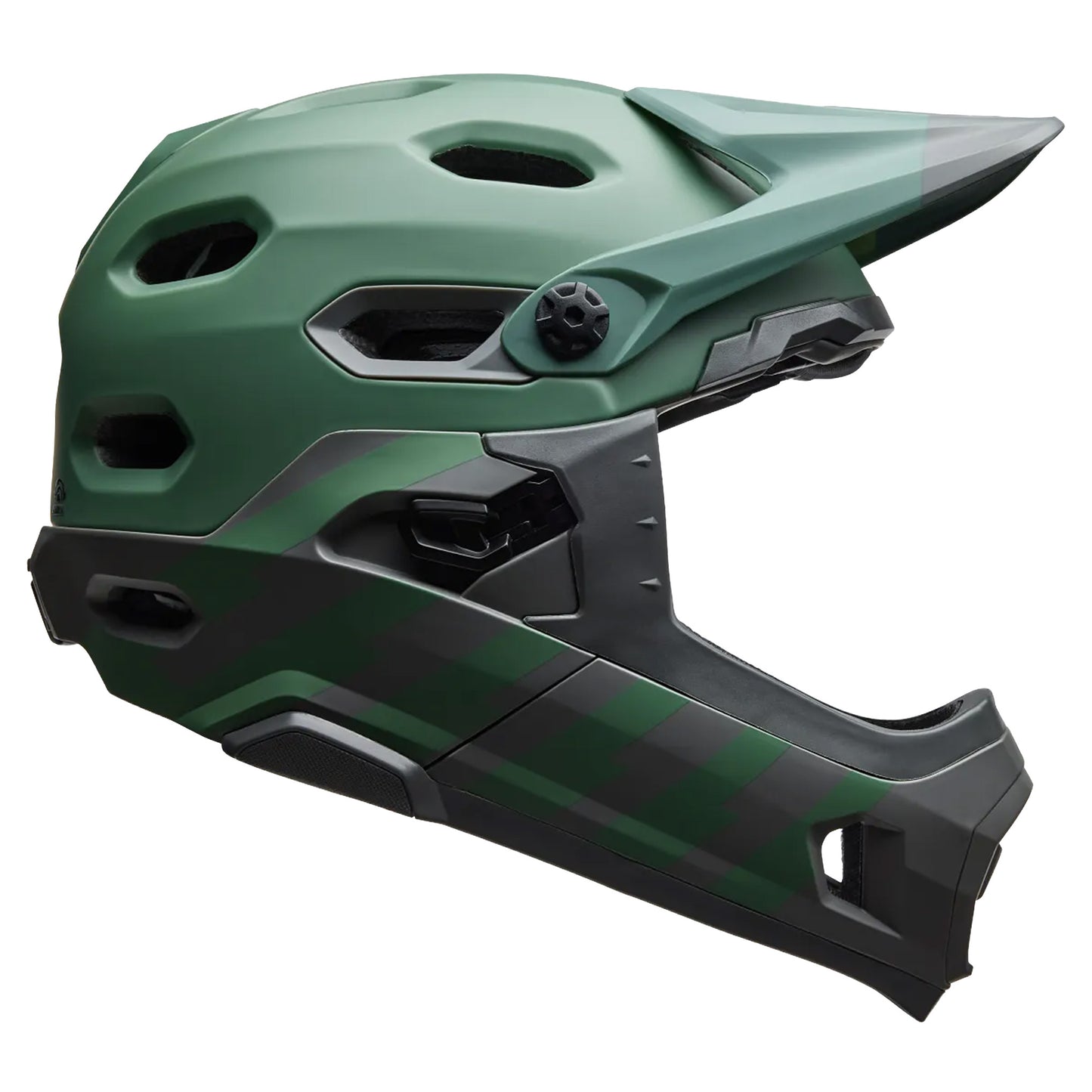 Bell Super DH Spherical Helmet - M - Matte Gunmetal Green/Grey - Image 1