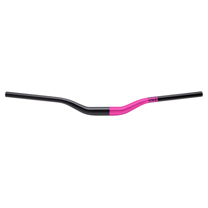 BikeYoke Barmate Handlebar - 35mm - 800mm - 65mm - Black - Black/Pink - Image 1