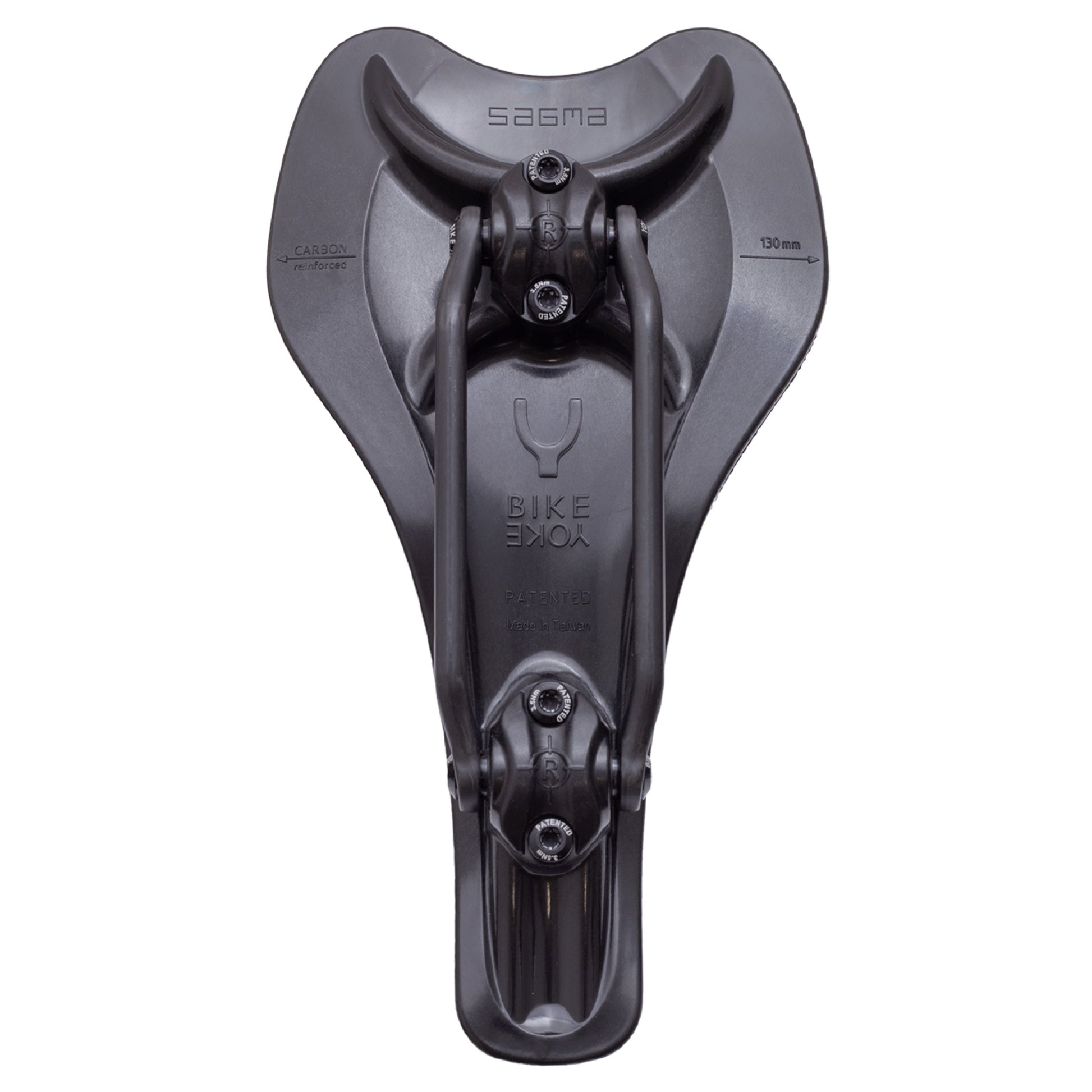 BikeYoke Sagma 3D Carbon Saddle - Carbon - 142mm - Carbon Black - Image 3