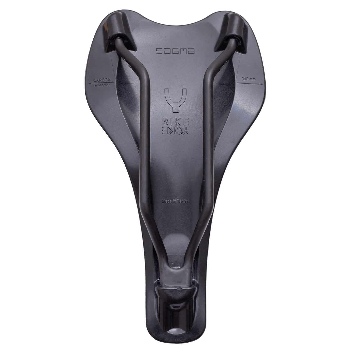 BikeYoke Sagma 3D Lite Carbon Saddle - Carbon - 130mm - Carbon Black - Image 3