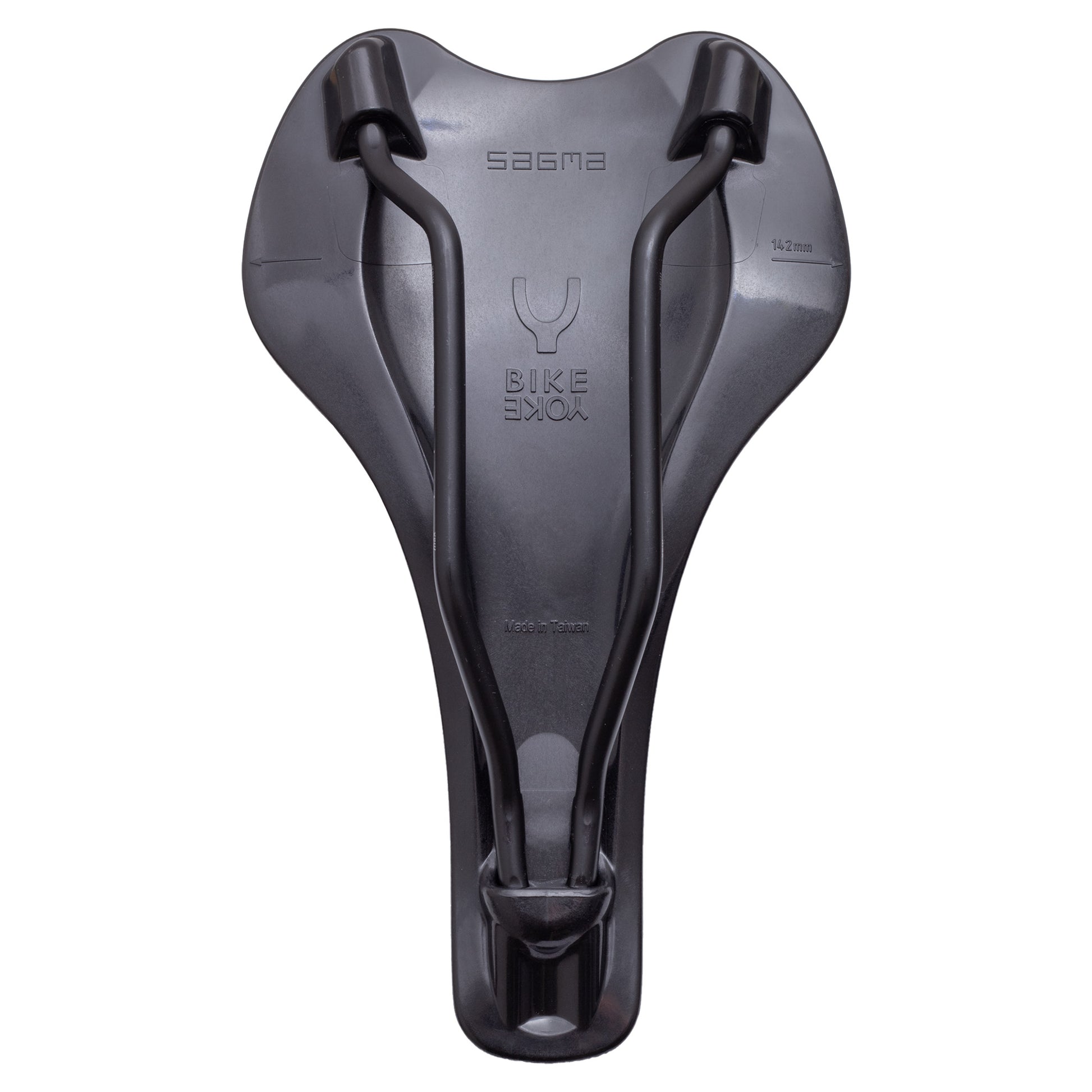 BikeYoke Sagma 3D Lite Saddle - Aluminium - 142mm - Black - Image 3