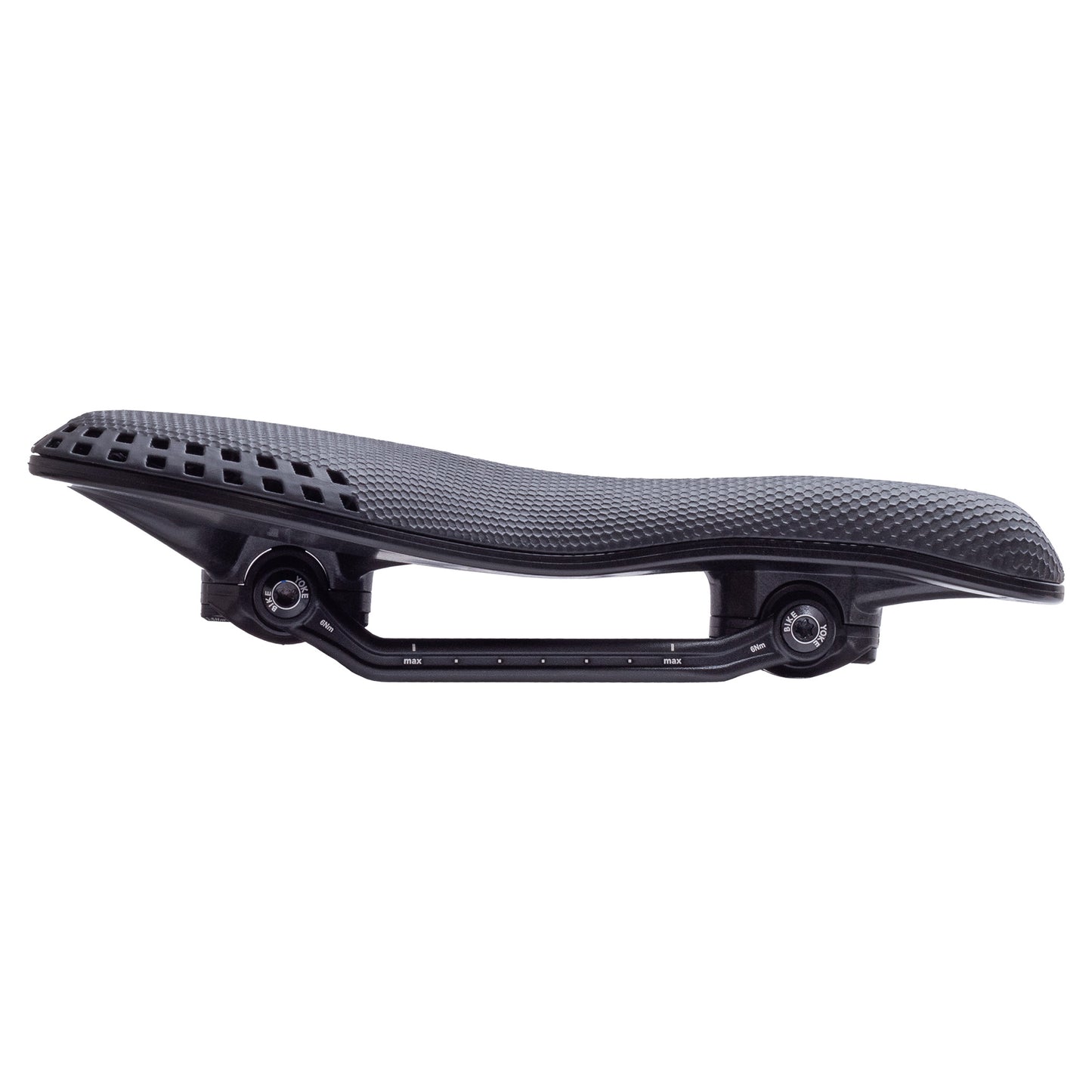 BikeYoke Sagma 3D Saddle - Aluminium - 142mm - Black - Image 2