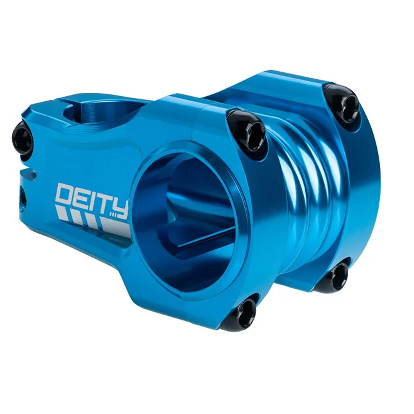 Deity Copperhead Stem - 1 1/8th Inch Steerer - 31.8mm - 42mm - 0 Degree - Blue