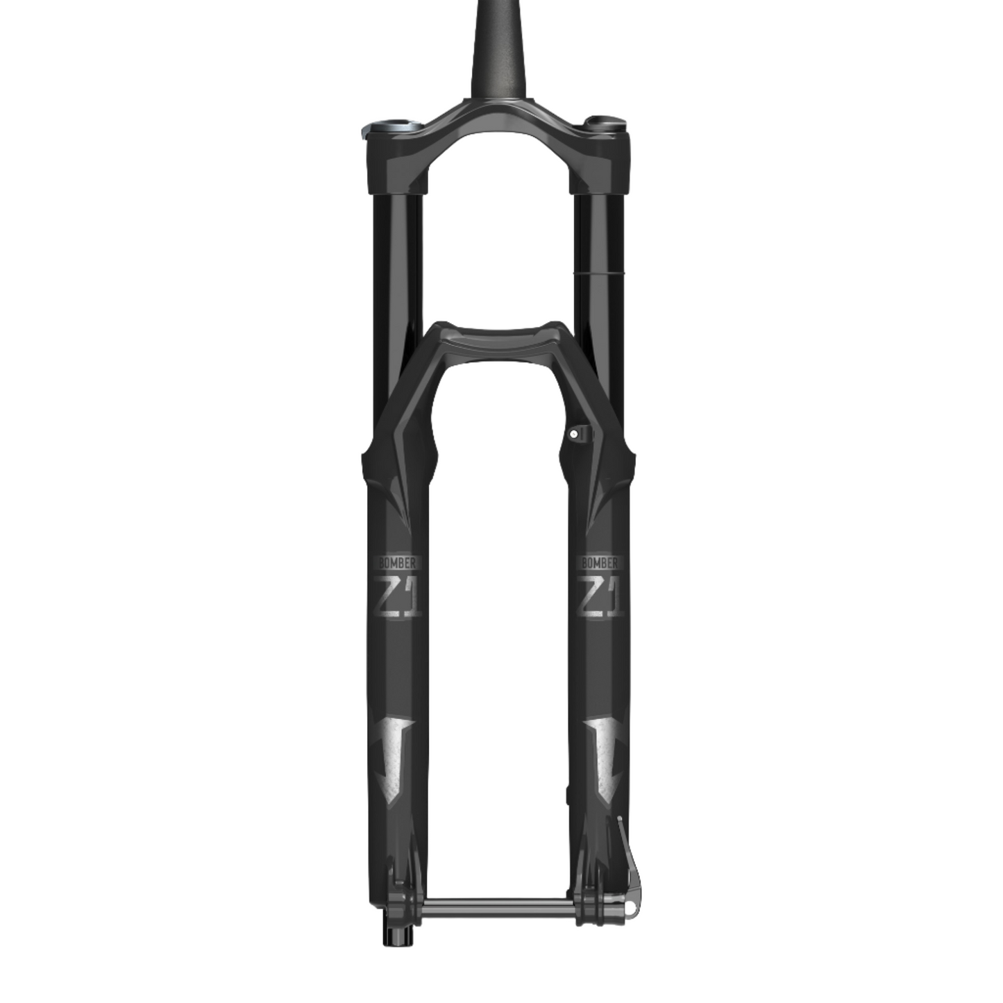 Marzocchi Bomber Z1 E-Optimised Fork - 29 Inch - 1 1/8th - 1.5 Inch Tapered - 15x110mm Boost - 160mm - 44mm - Rail Sweep Adj - Shiny Black