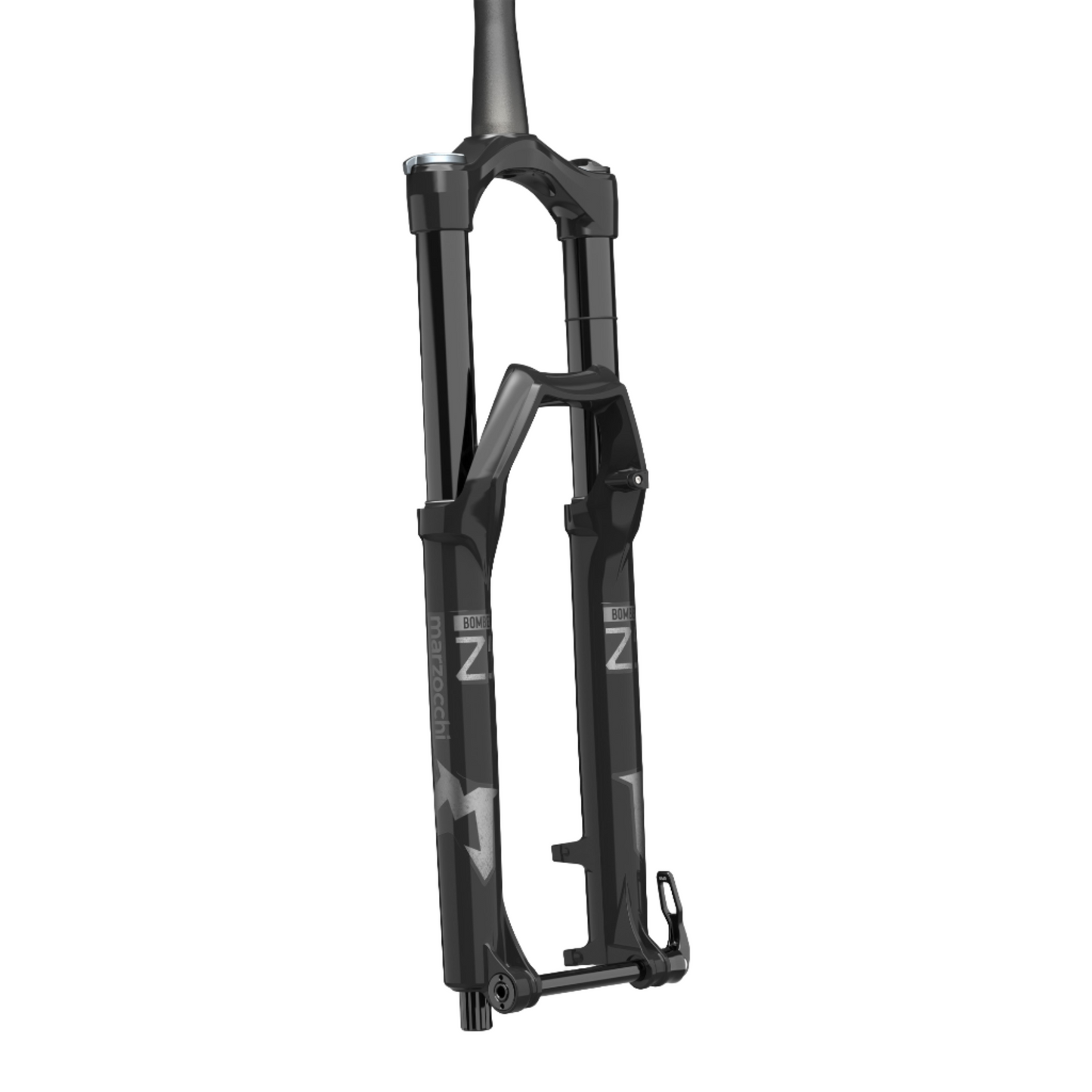 Marzocchi Bomber Z1 E-Optimised Fork - 29 Inch - 1 1/8th - 1.5 Inch Tapered - 15x110mm Boost - 160mm - 44mm - Rail Sweep Adj - Shiny Black