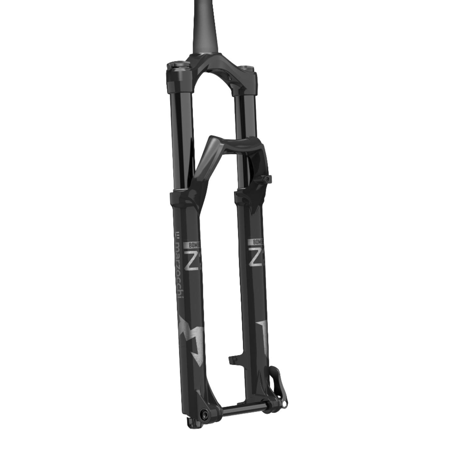Marzocchi Bomber Z2 E-Optimised Fork - 29 Inch - 1 1/8th - 1.5 Inch Tapered - 15x110mm Boost - 140mm - 44mm - Rail Sweep Adj - Shiny Black