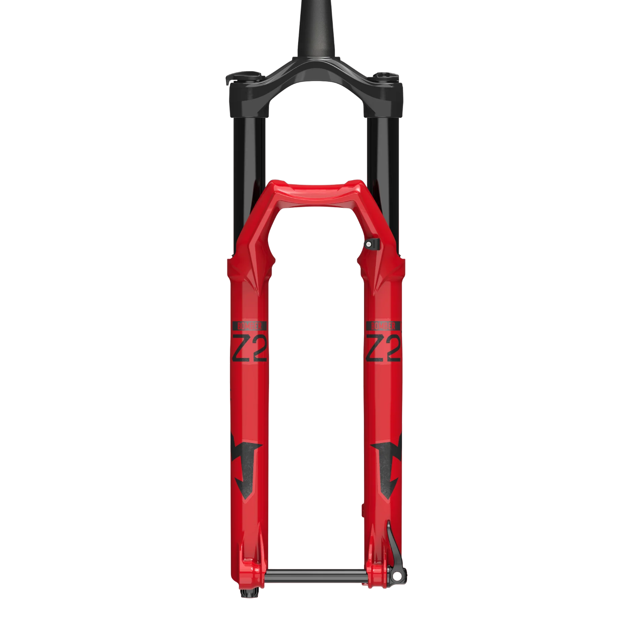 Marzocchi Bomber Z2 Fork - 29 Inch - 1 1/8th - 1.5 Inch Tapered - 15x110mm Boost - 140mm Travel - 44mm - Rail Sweep Adj - Gloss Red - 2024