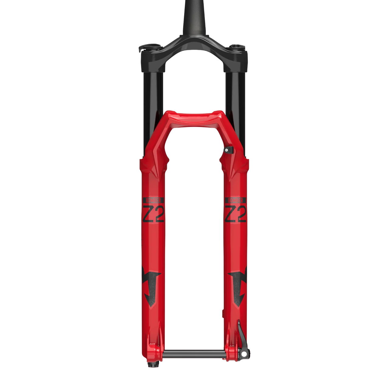 Marzocchi Bomber Z2 Fork - 29 Inch - 1 1/8th - 1.5 Inch Tapered - 15x110mm Boost - 120mm Travel - 44mm - Rail Sweep Adj - Gloss Red - 2024