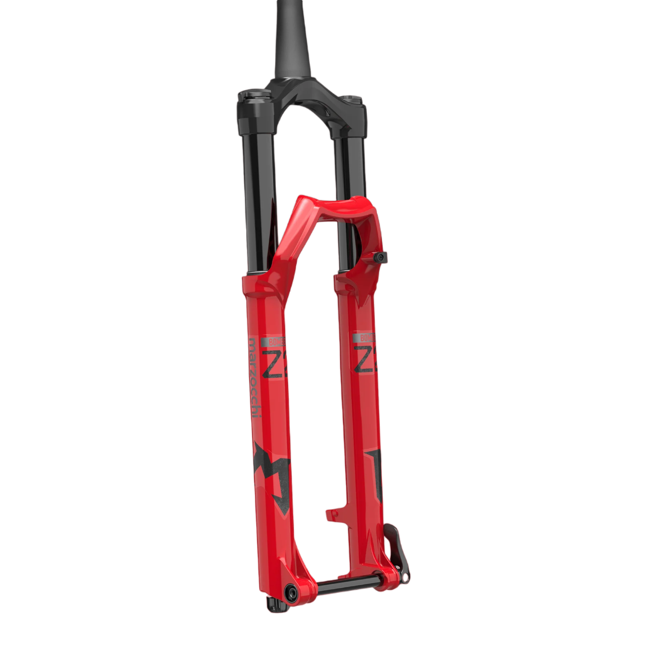 Marzocchi Bomber Z2 Fork - 29 Inch - 1 1/8th - 1.5 Inch Tapered - 15x110mm Boost - 140mm Travel - 44mm - Rail Sweep Adj - Gloss Red - 2024