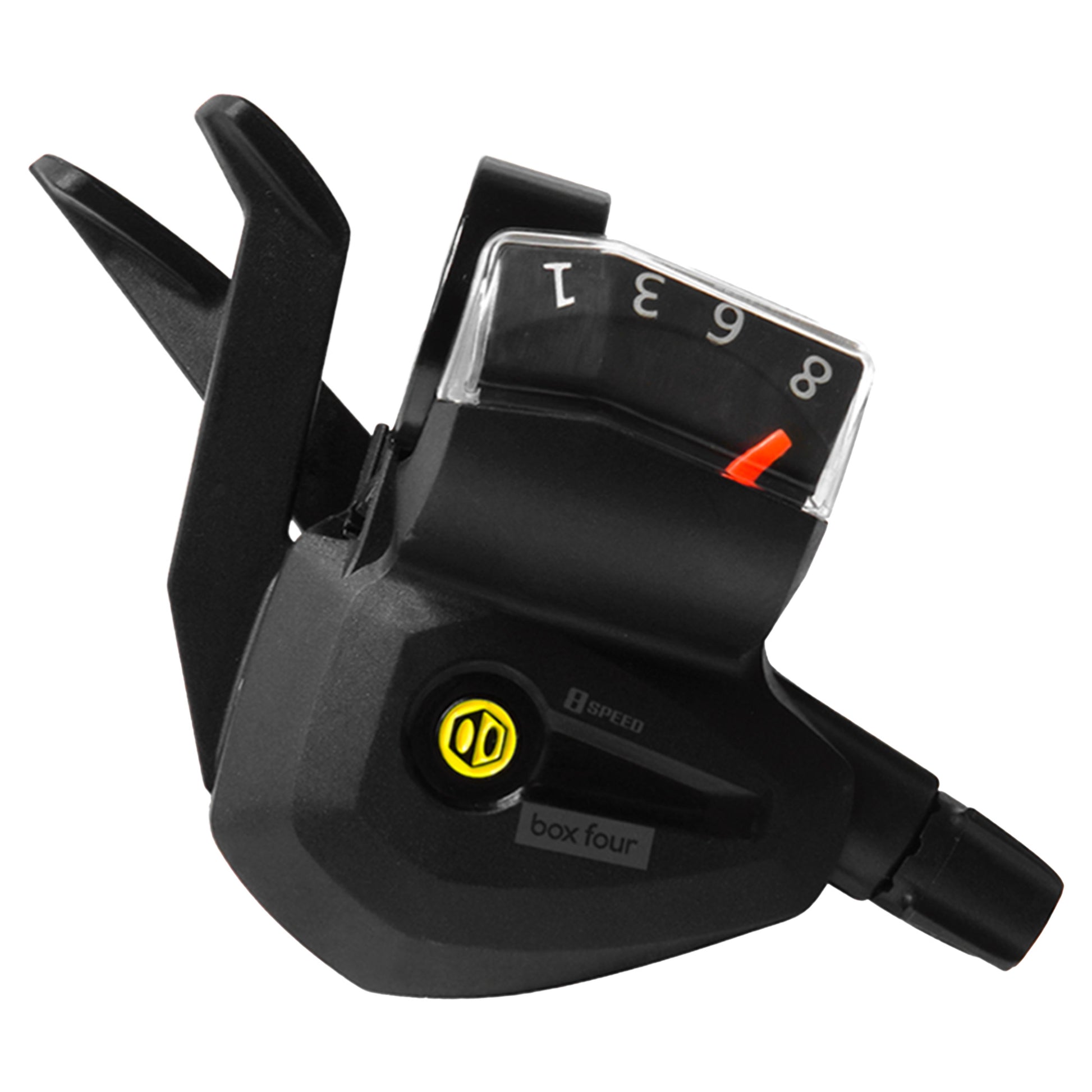 Box Components Box Four 8 Speed Compact Multi Shifter - 8 Speed - 22.2mm Bar Clamp - with Display - Image 1