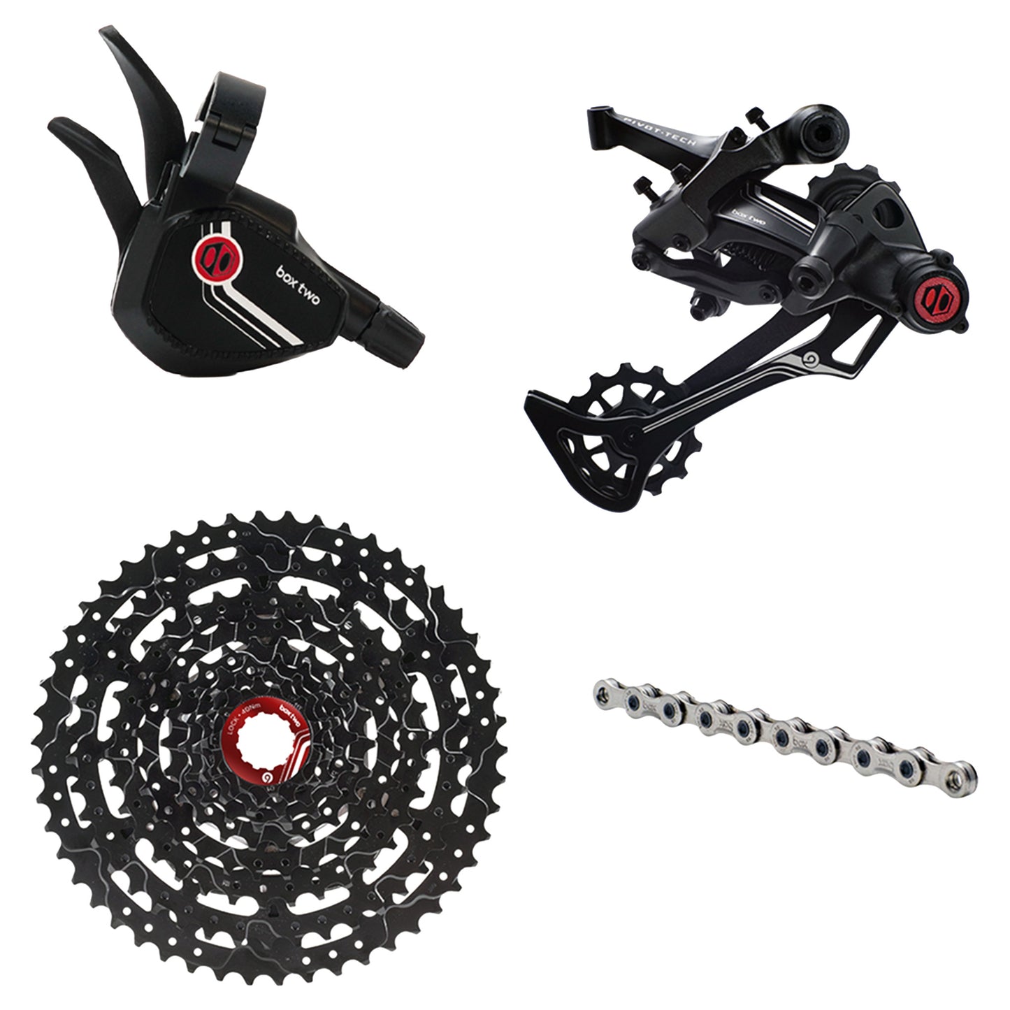 Box Components Two P9 X-Wide Single Shift E-Bike Groupset - 9 Speed - Shimano HG - Any - No - Image 1
