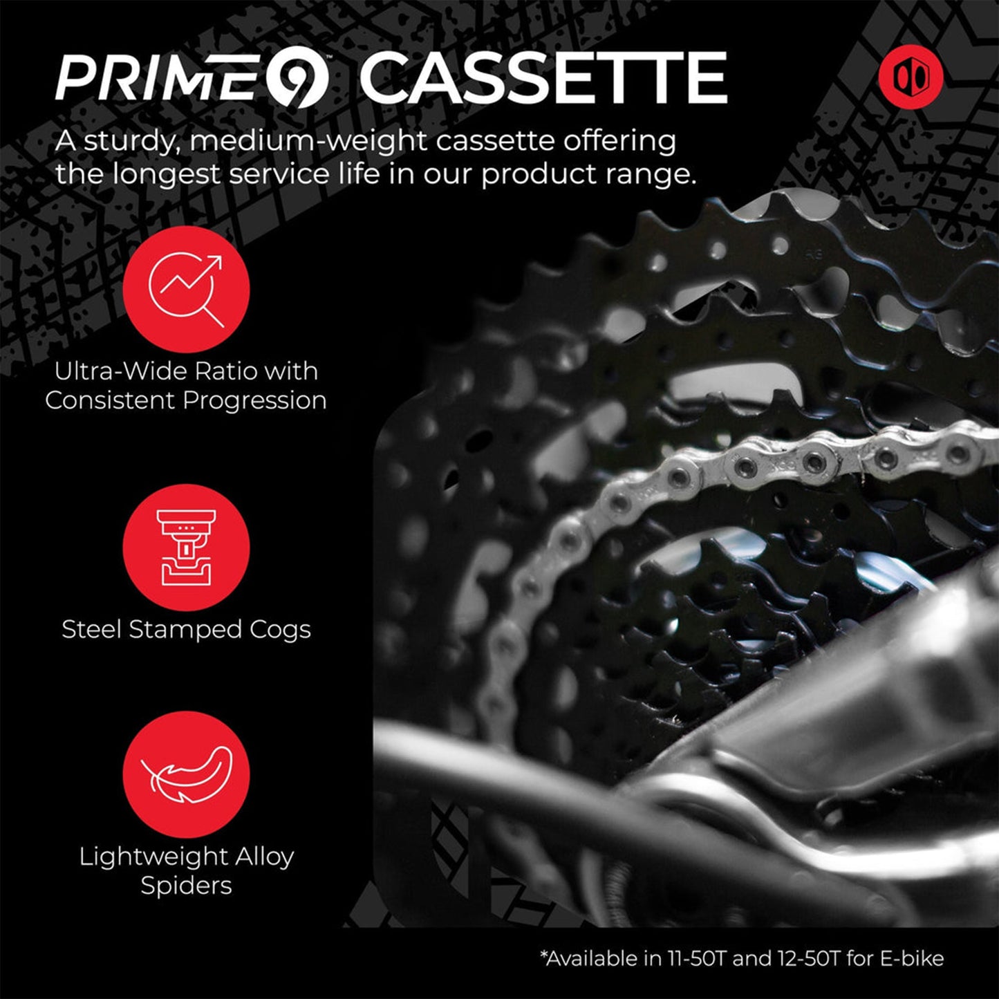Box Components Two P9 X-Wide Single Shift E-Bike Groupset - 9 Speed - Shimano HG - Any - No - Image 4