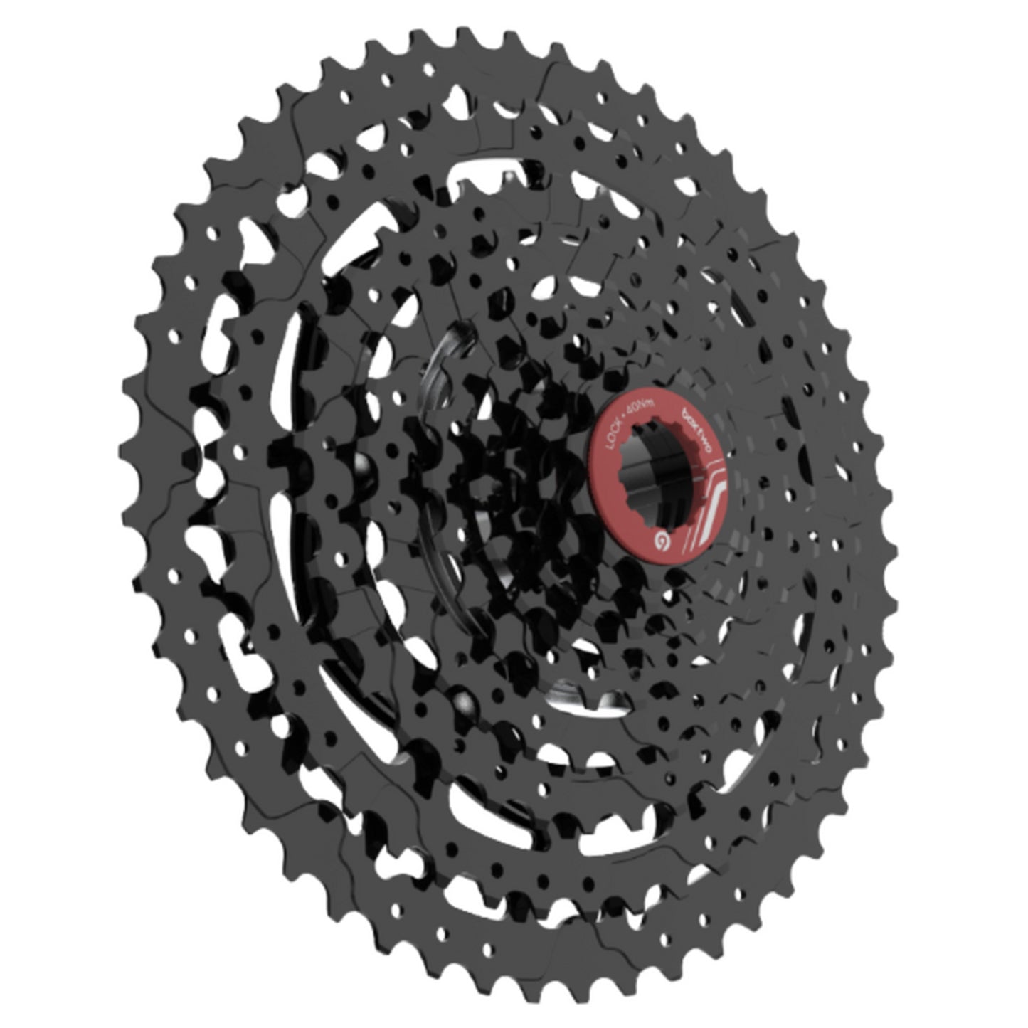 BOX Two 9 Speed eBike Cassette - 9 Speed - Shimano HG Splined - 11-50T - Black - Image 2