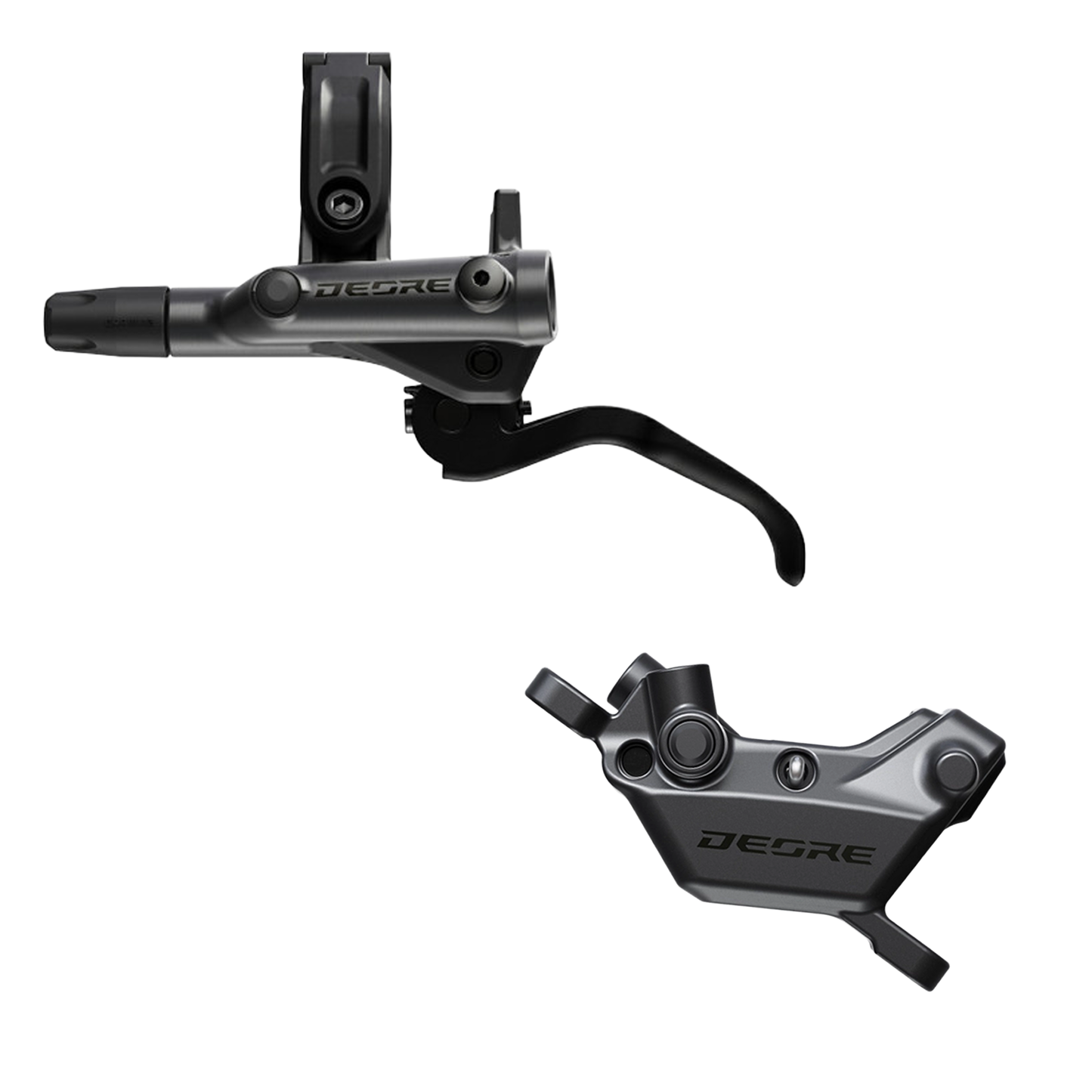 Shimano Deore BR-M6220 Disc Brake With 4 Piston Caliper - Rear - Left Lever - 1700mm - Black