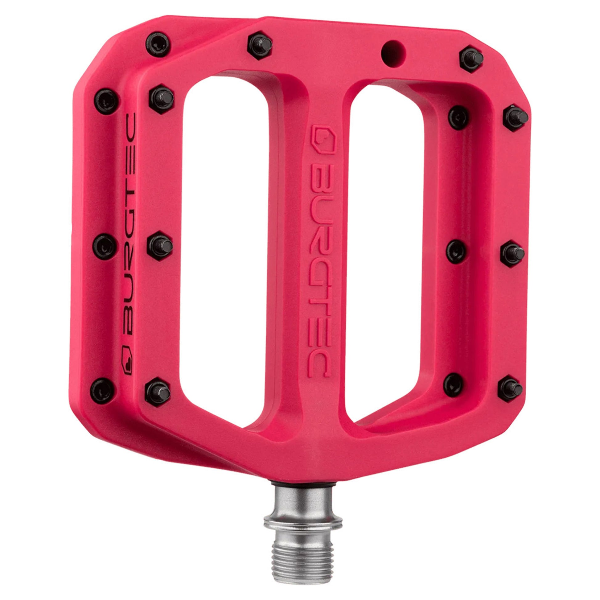 Burgtec MK4 Composite Flat Pedals - Standard - Toxic Barbie - Image 1