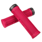 Burgtec Bartender Pro Greg Minnaar Lock-On Grips - Toxic Barbie Pink - Single Lock On Grips - Image 1