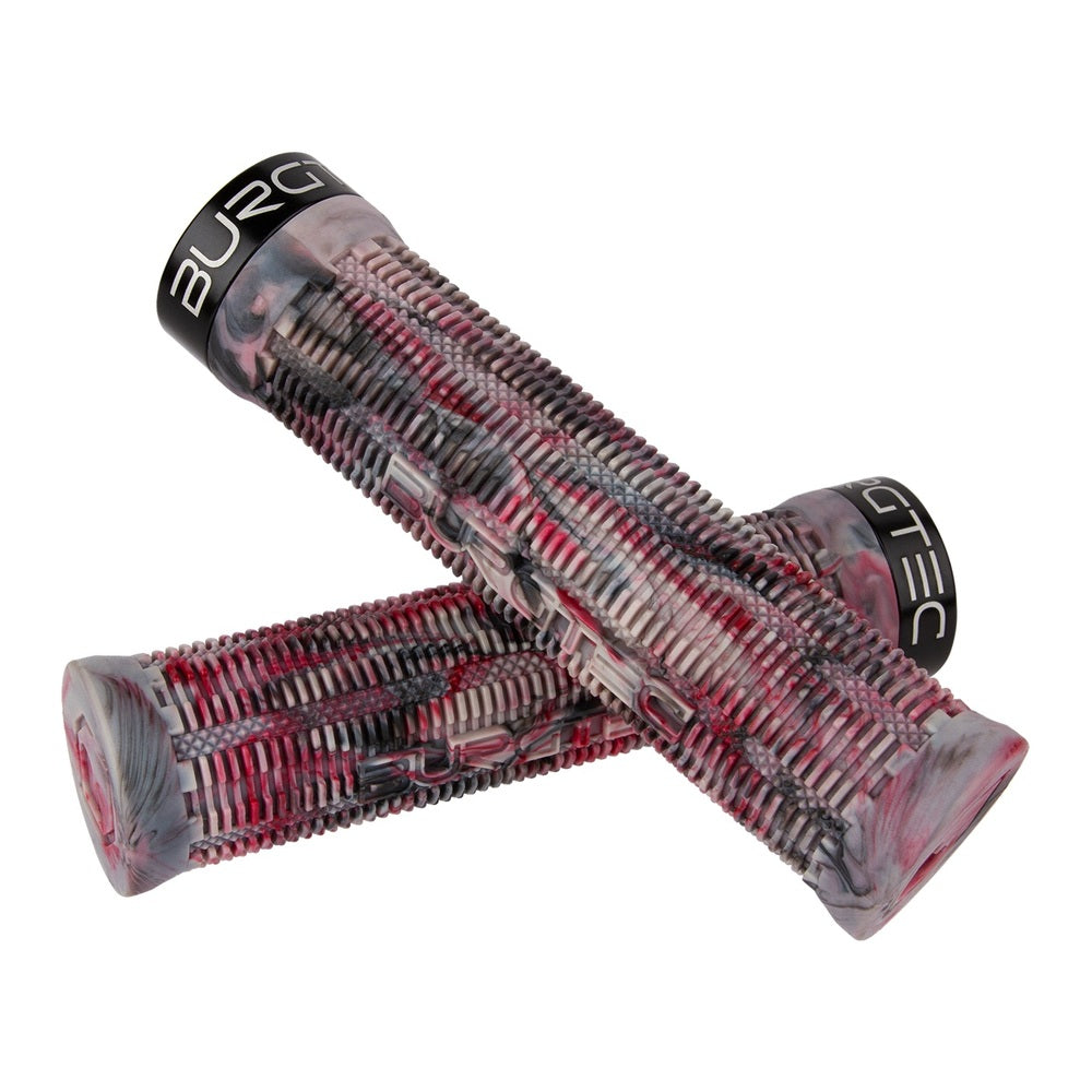 Burgtec Bartender Pro Greg Minnaar Lock-On Grips - Toxic Barbie Pink - Single Lock On Grips - Image 6