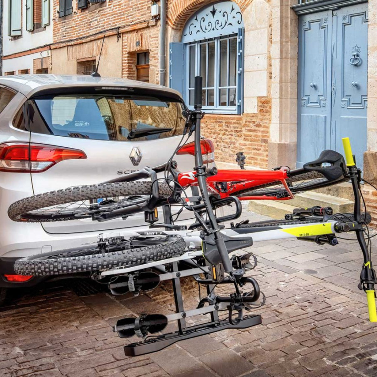 Buzzrack Buzzracer 4 Platform Rack - Tow Ball - 4 Bike - Black - Image 6