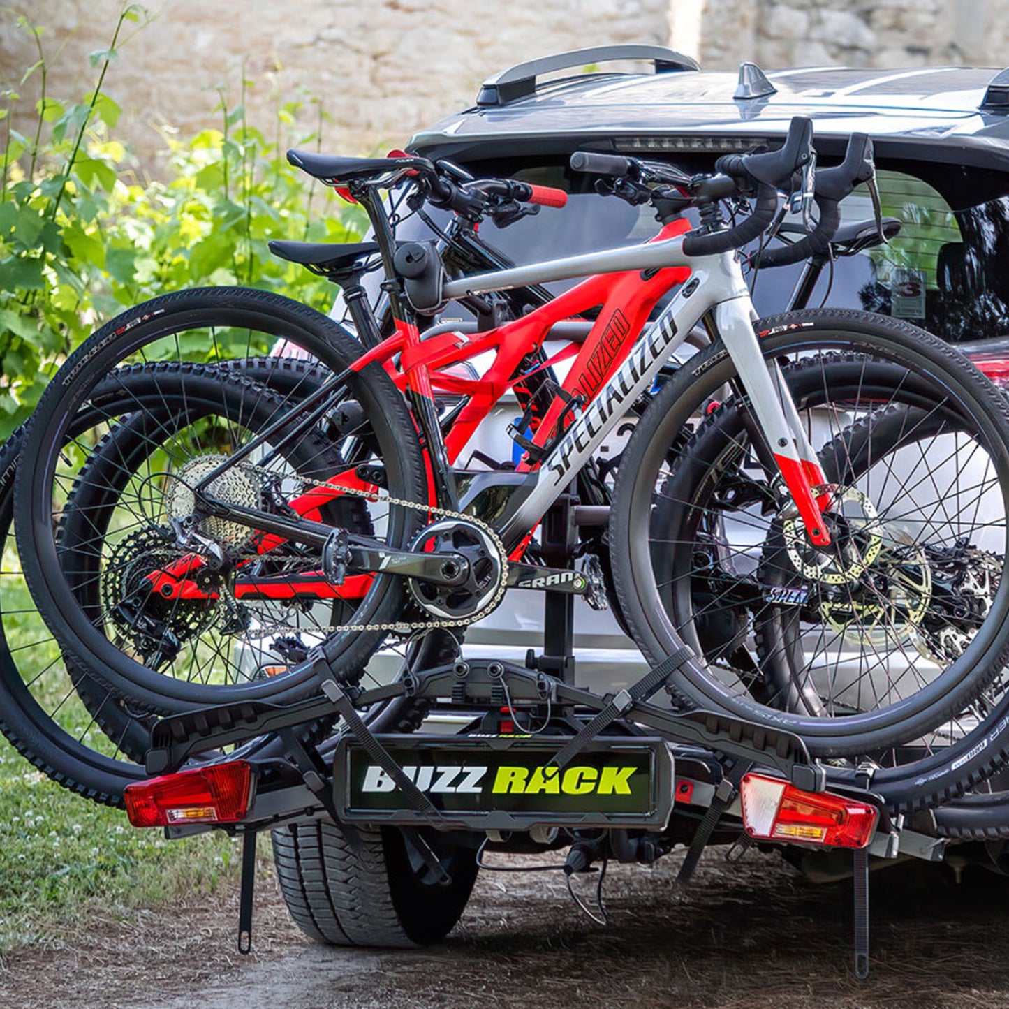 Buzzrack E-Scorpion 2 XL Platform Rack - Tow Ball - 2 Bike - Black - Image 11