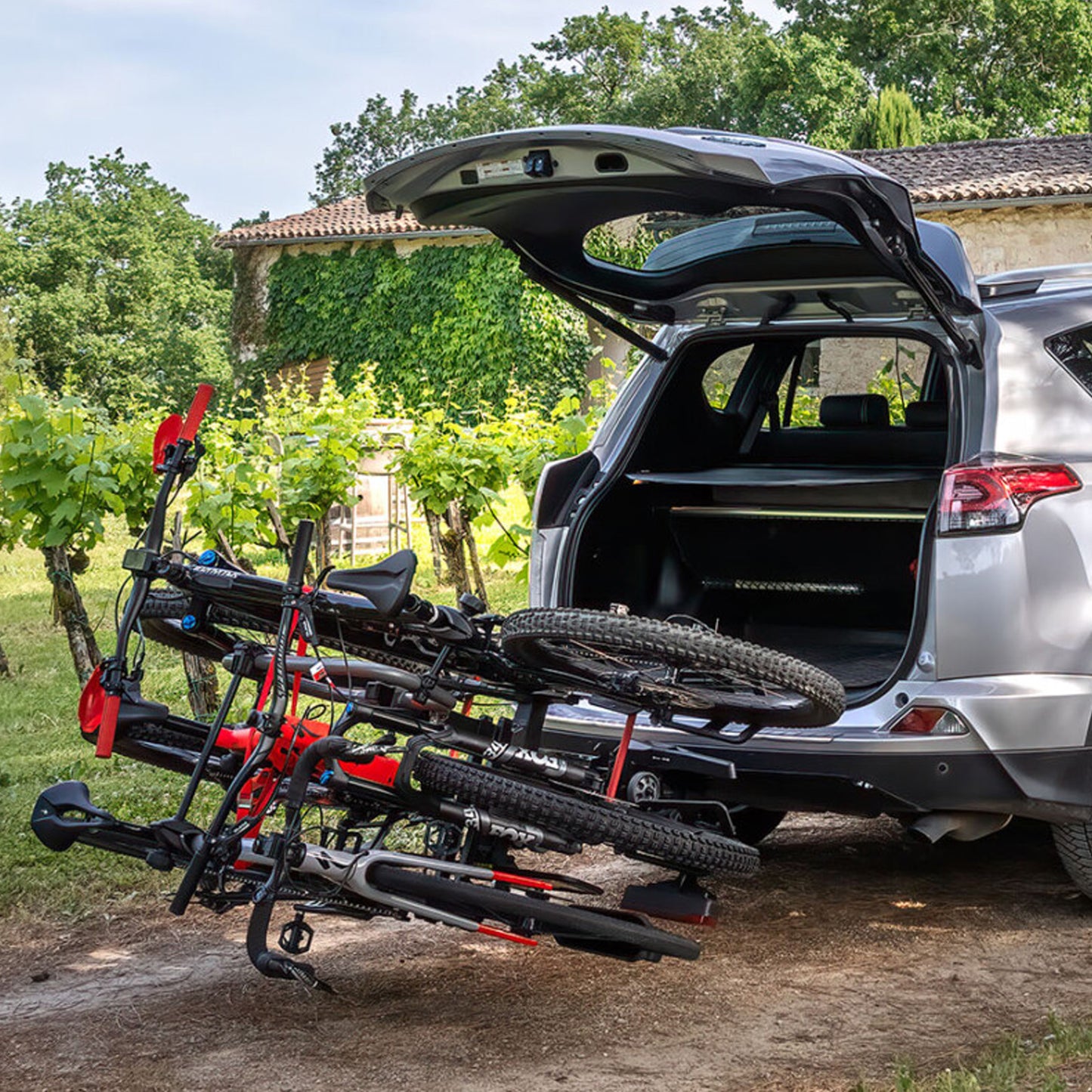 Buzzrack E-Scorpion 2 XL Platform Rack - Tow Ball - 2 Bike - Black - Image 4
