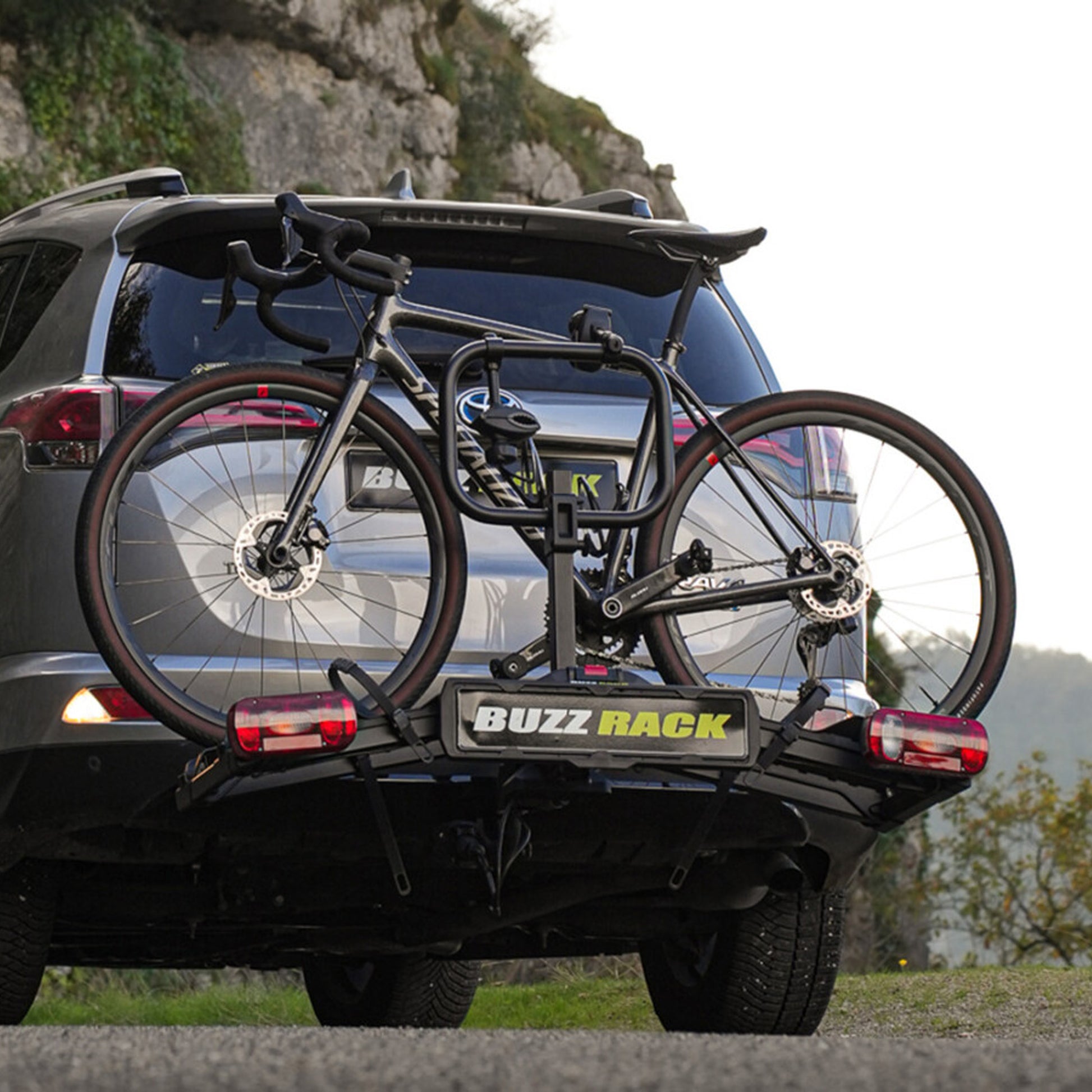 Buzzrack Scorpion LITE 2 Platform Rack - Tow Ball - 2 Bike - Black - Image 3