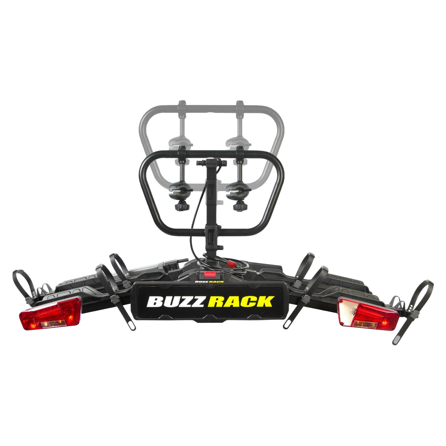 Buzzrack Scorpion PRO 2 Platform Rack - Tow Ball - 2 Bike - Black - Image 2