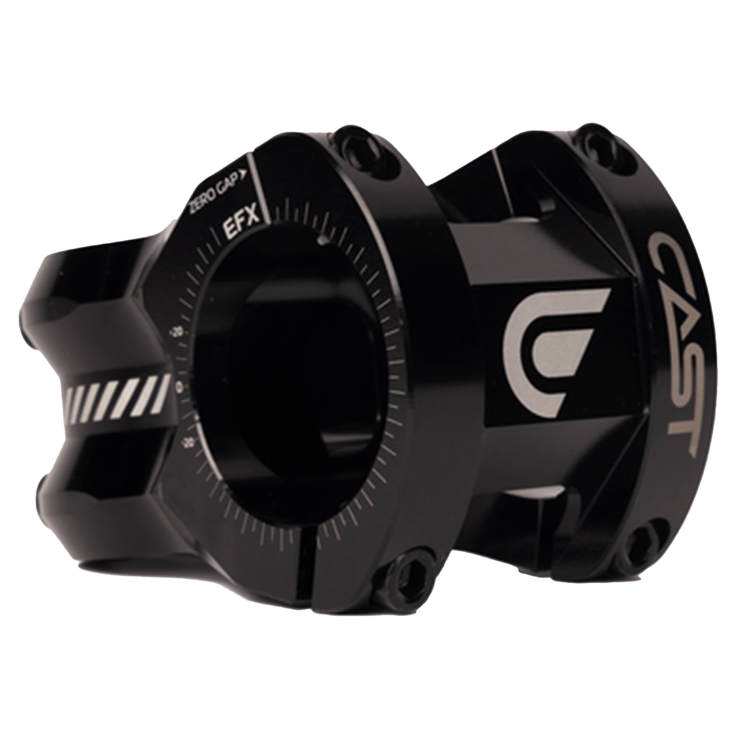 Cast MTB EFX Director Stem - 1 1/8th Inch Steerer - 35mm - 45mm - 0 Degree - Black - Image 1