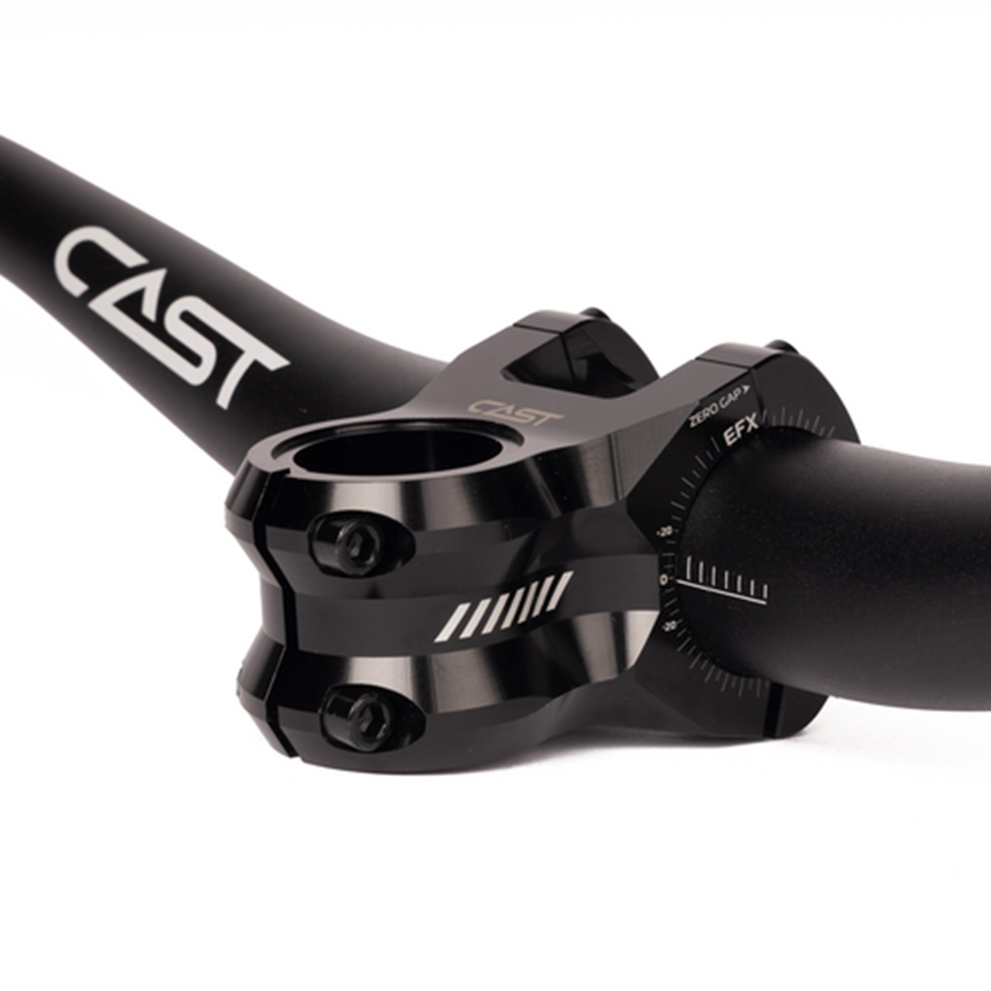 Cast MTB EFX Director Stem - 1 1/8th Inch Steerer - 35mm - 45mm - 0 Degree - Black - Image 4
