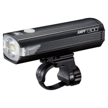 Cateye AMPP 1300 Front Light - Front - 1300 - Black - Image 1