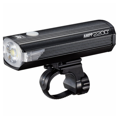 Cateye AMPP 2200 Front Light - Front - 2200 - Black - Image 1