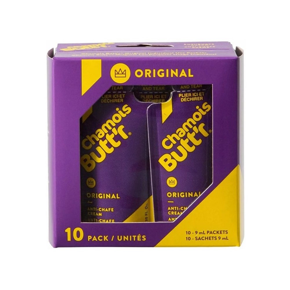 Chamois Butt'r Original Anti-Chafe Cream - 9ml - 10 Pack - Image 1