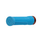 Race Face Chester Limited Edition Lock On Grips - Light Blue With Orange Clamps - Single Lock On Grips - 31mm