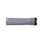 Race Face Chester Limited Edition Lock On Grips - Grey With Black Clamps - Single Lock On Grips - 31mm