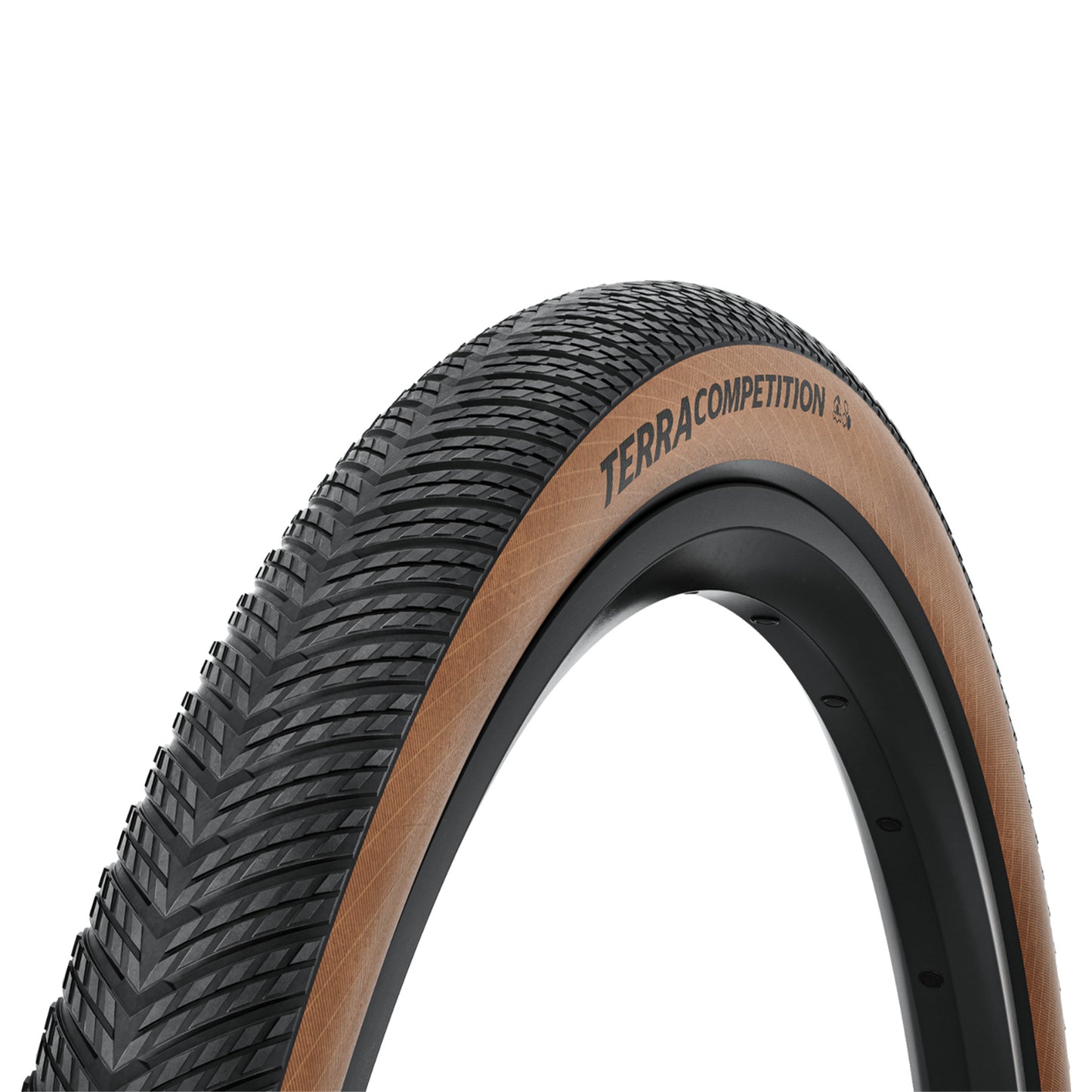 Continental Terra Competition Tyre - 700c - 45c - Yes - Grip - Trail - Medium - Light Duty Protection - Folding - Tan - Image 1