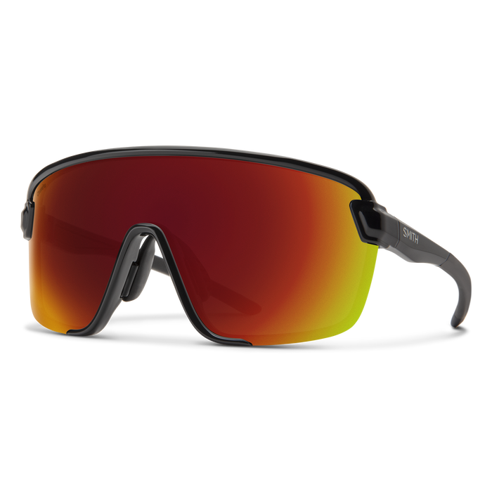 Smith Bobcat Sunglasses - One Size Fits Most - Black - ChromaPop Red Mirror Lens