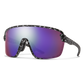 Smith Bobcat Sunglasses - One Size Fits Most - Matte Black Marble - ChromaPop Violet Mirror Lens