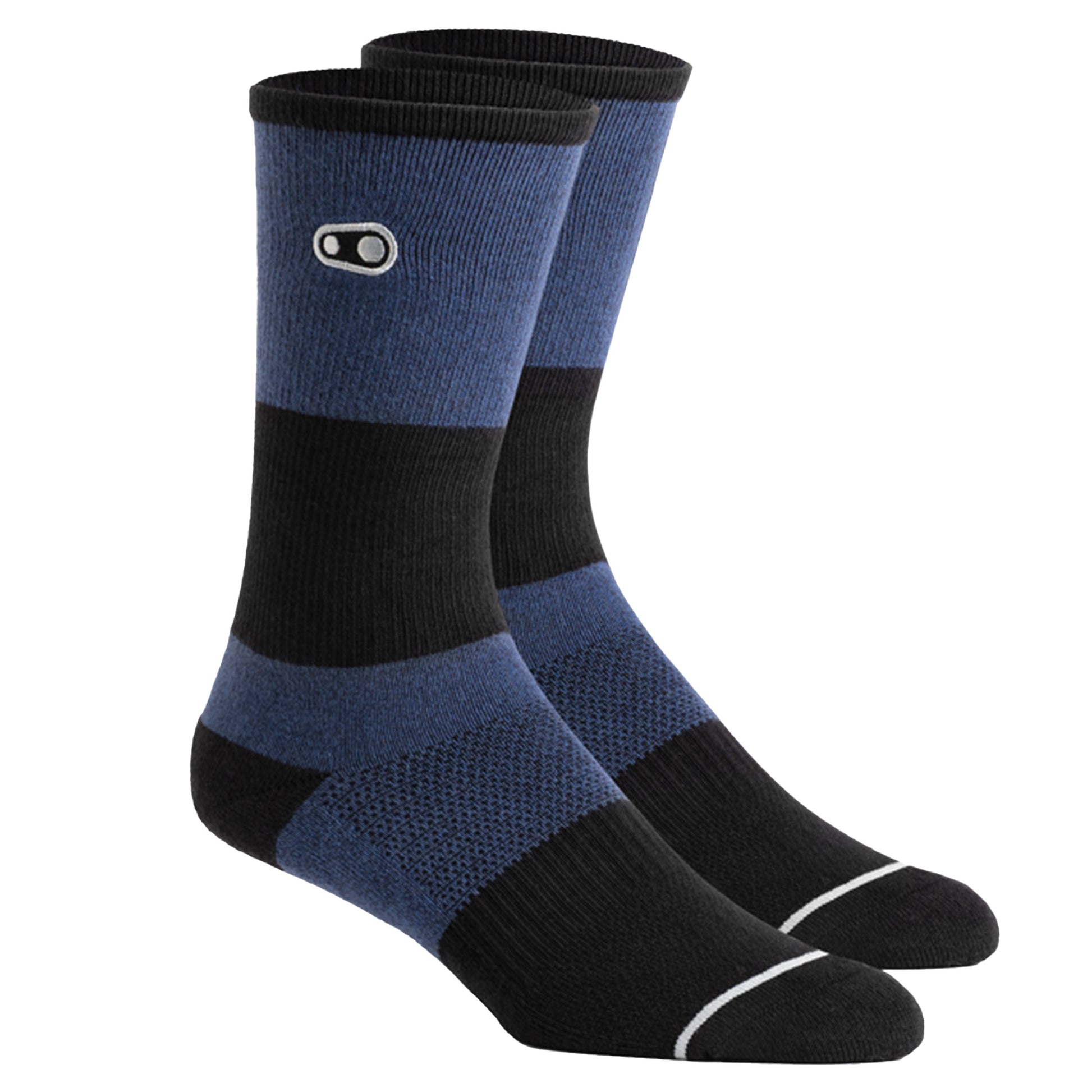 Crank Brothers Icon MTB Casual Socks - S/M - Navy / Black - Image 1