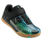 Crank Brothers Mallet Boa Clip-In Shoes - US 8.5 - Black / Blue Swirl - Image 3