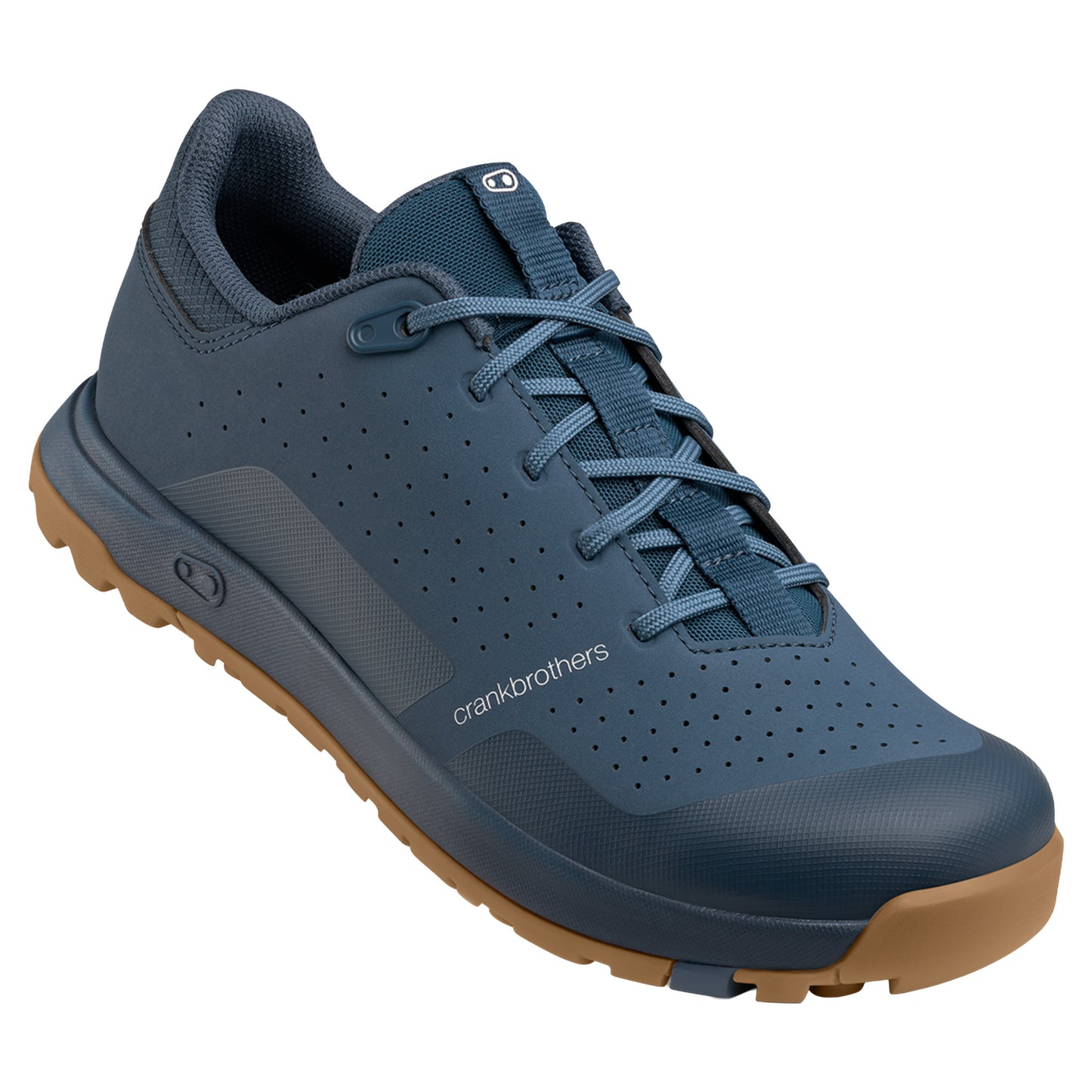 Crank Brothers Mallet Trail Lace Clip-In Shoes - EU 49 - Navy / Gum - Image 2