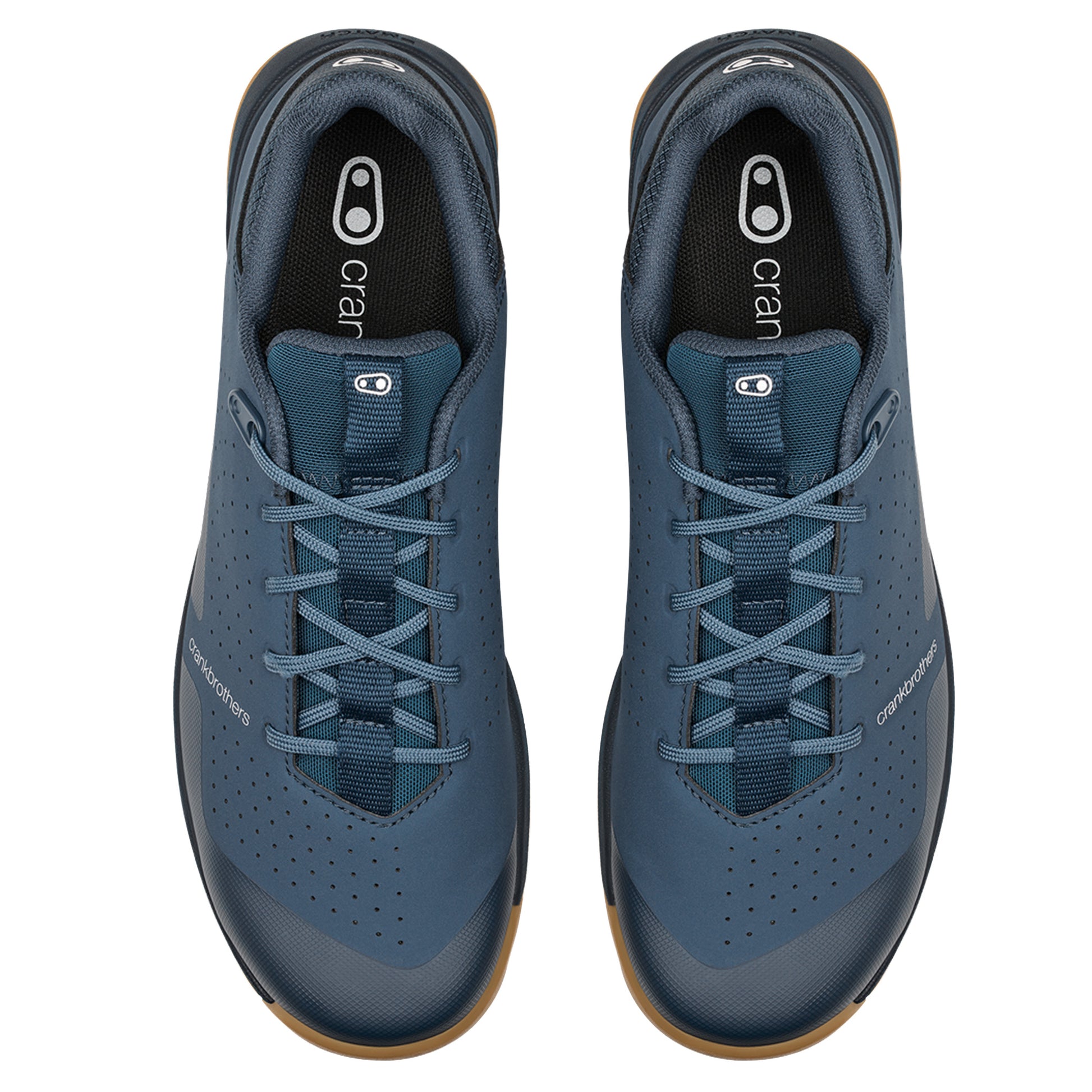 Crank Brothers Mallet Trail Lace Clip-In Shoes - EU 49 - Navy / Gum - Image 3
