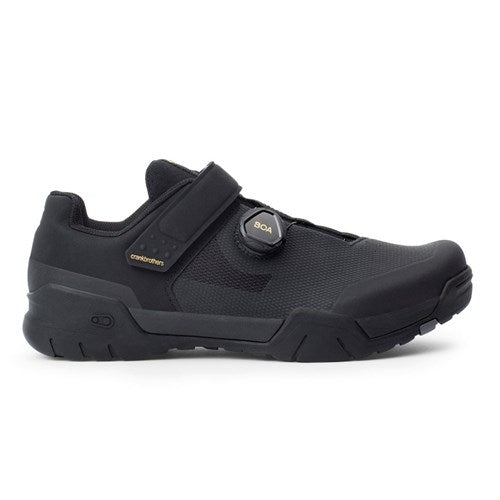 Crank Brothers Mallet E BOA Clipless Shoes - US 5.5 - Black - Gold - Image 1