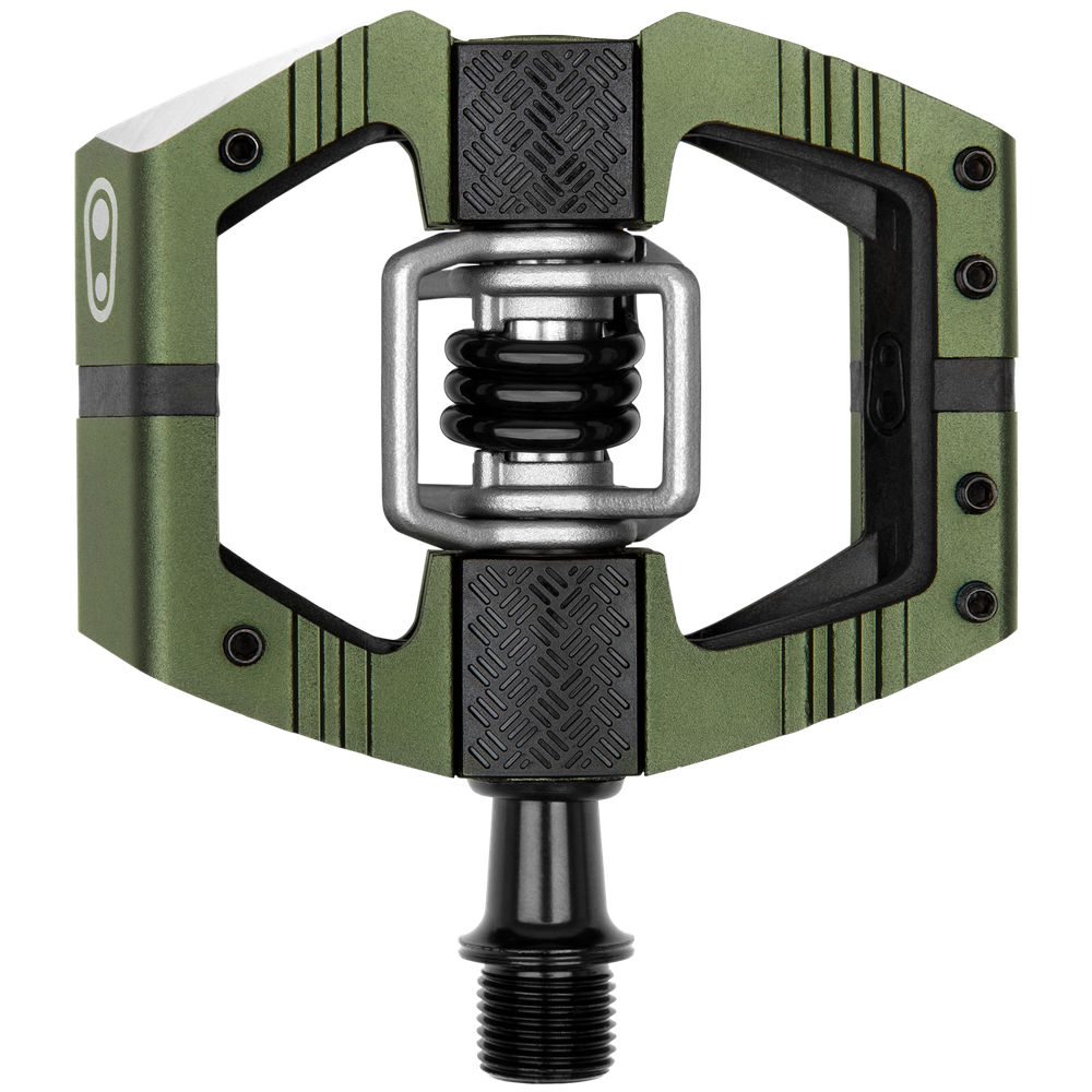 Crank Brothers Mallet E Enduro Long Spindle Pedals - Dark Green - Image 1