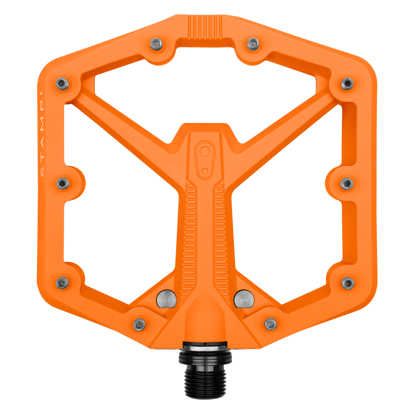 Crank Brothers Stamp 1 Gen 2 Composite Pedals - L - Orange - Image 1